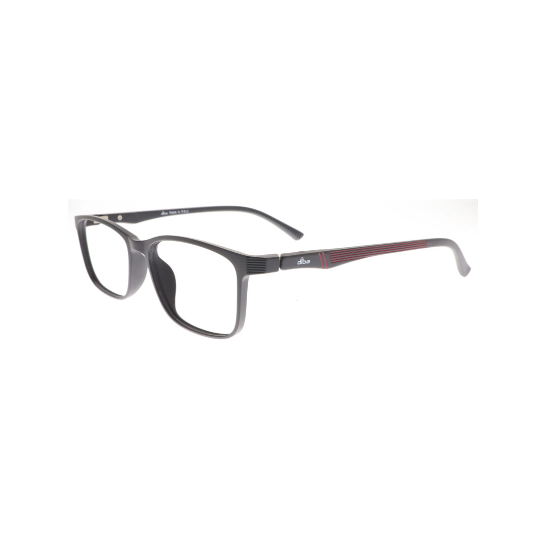 Diba 8812c2 For Unisex Eyeglasses Square matte black Size 52-16-142