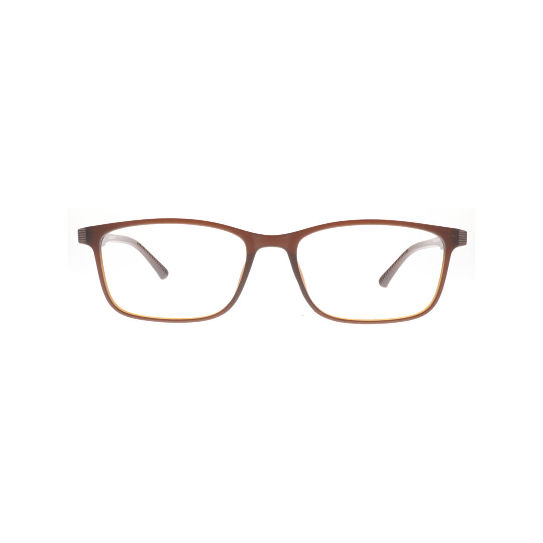 Diba 8812c6 For Men Eyeglasses Square matte brown Size 52-16-142