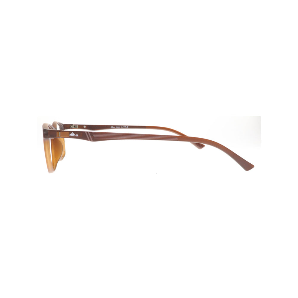 Diba 8812c6 For Men Eyeglasses Square matte brown Size 52-16-142