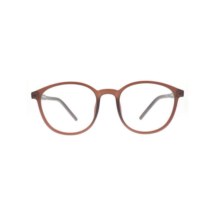 Diba 9003c5 For Unisex Eyeglasses Round matte brown Size 49-19-146