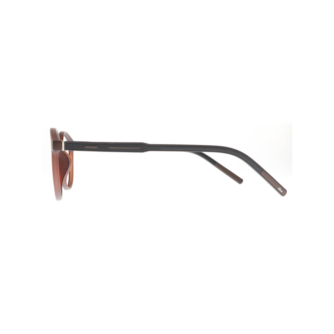 Diba 9003c5 For Unisex Eyeglasses Round matte brown Size 49-19-146