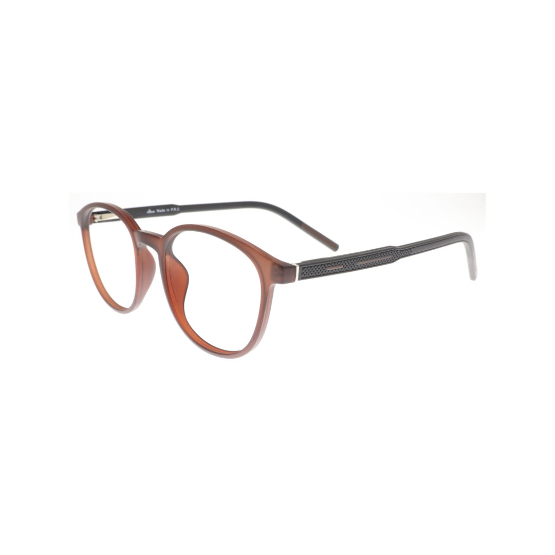 Diba 9003c5 For Unisex Eyeglasses Round matte brown Size 49-19-146