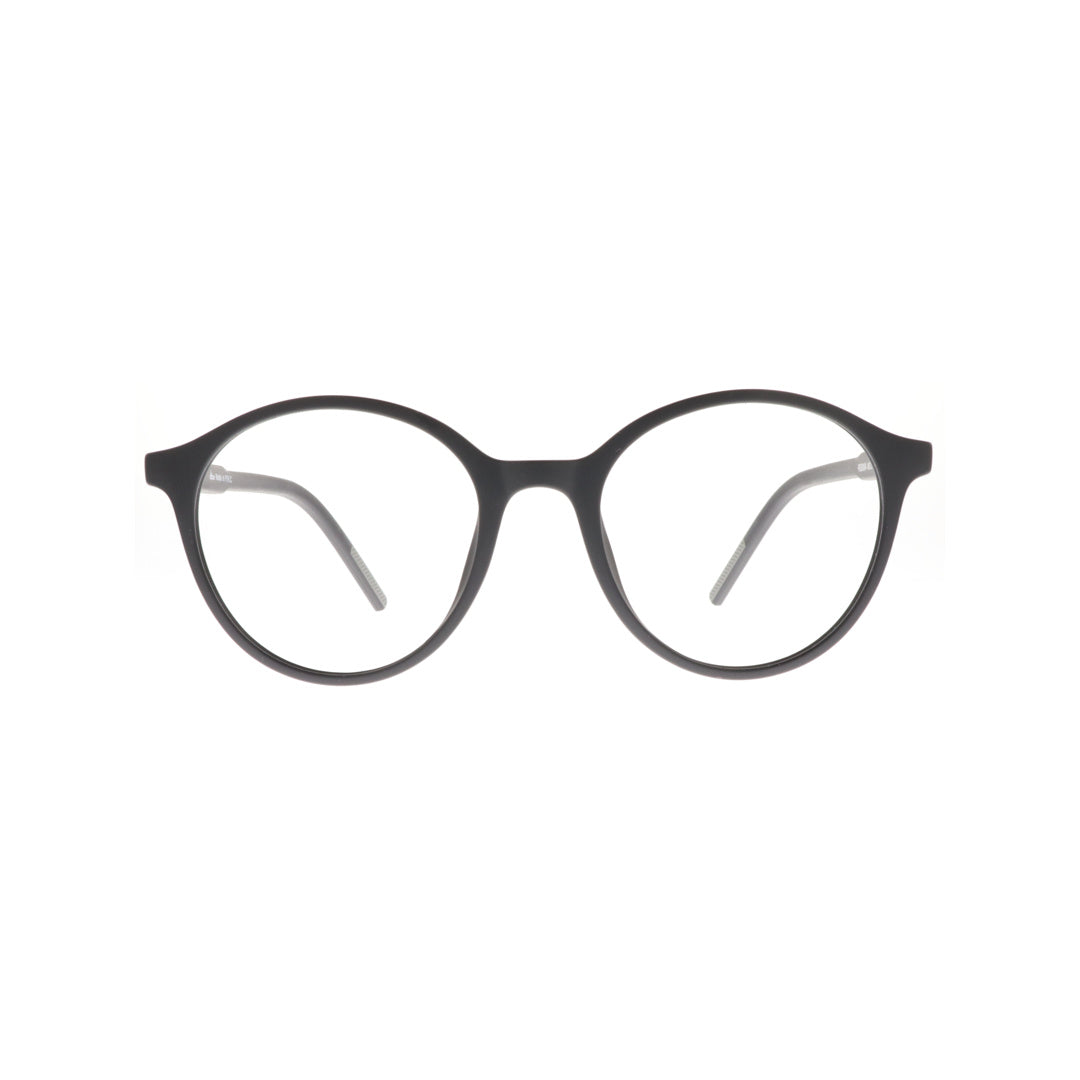 Diba 9004c3 For Unisex Eyeglasses Round matte balck Size 49-19-146