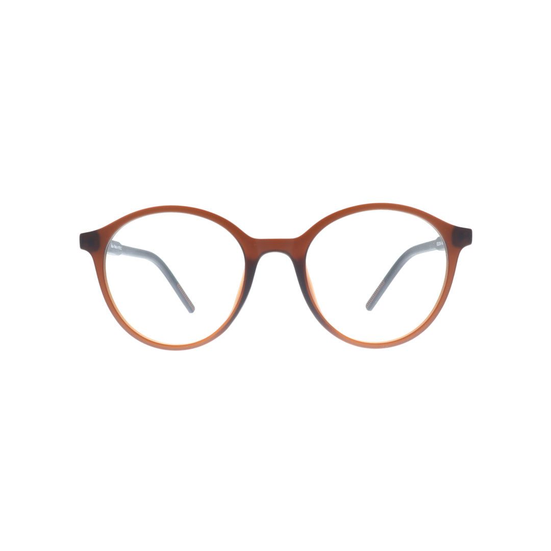 Diba 9004c5 For Unisex Eyeglasses Round matte brown Size 49-19-146
