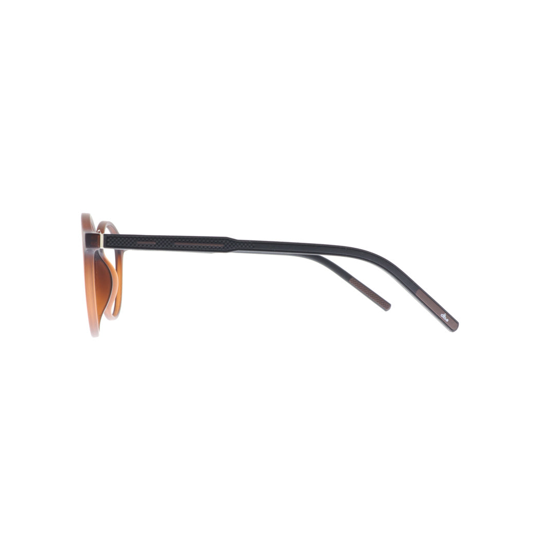 Diba 9004c5 For Unisex Eyeglasses Round matte brown Size 49-19-146