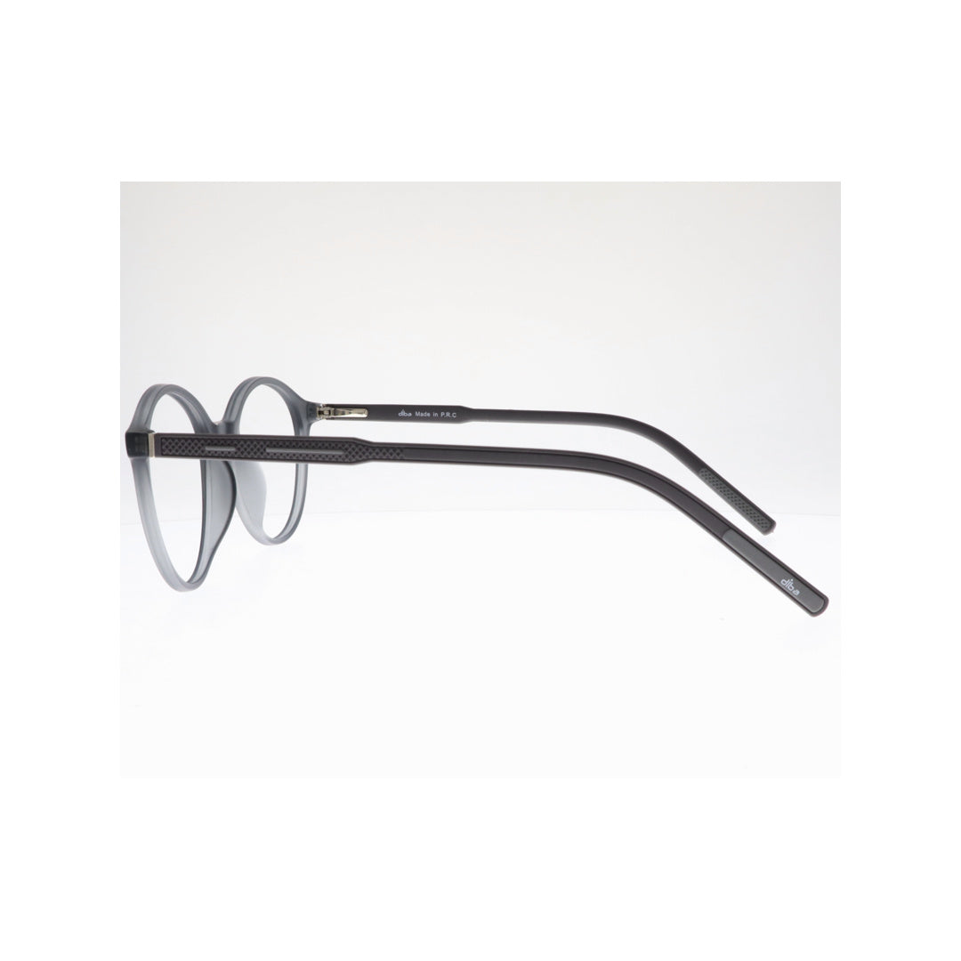 Diba 9004c6 For Unisex Eyeglasses Round matte grey Size 49-19-146