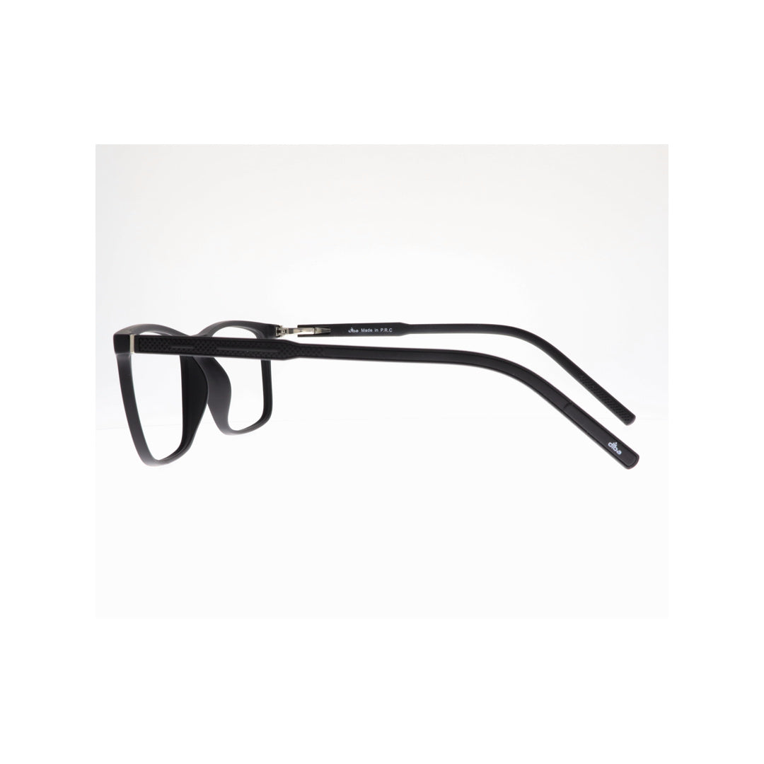 Diba 9006C1 For Unisex Eyeglasses Square MATTE BLACK Size 54-17-146