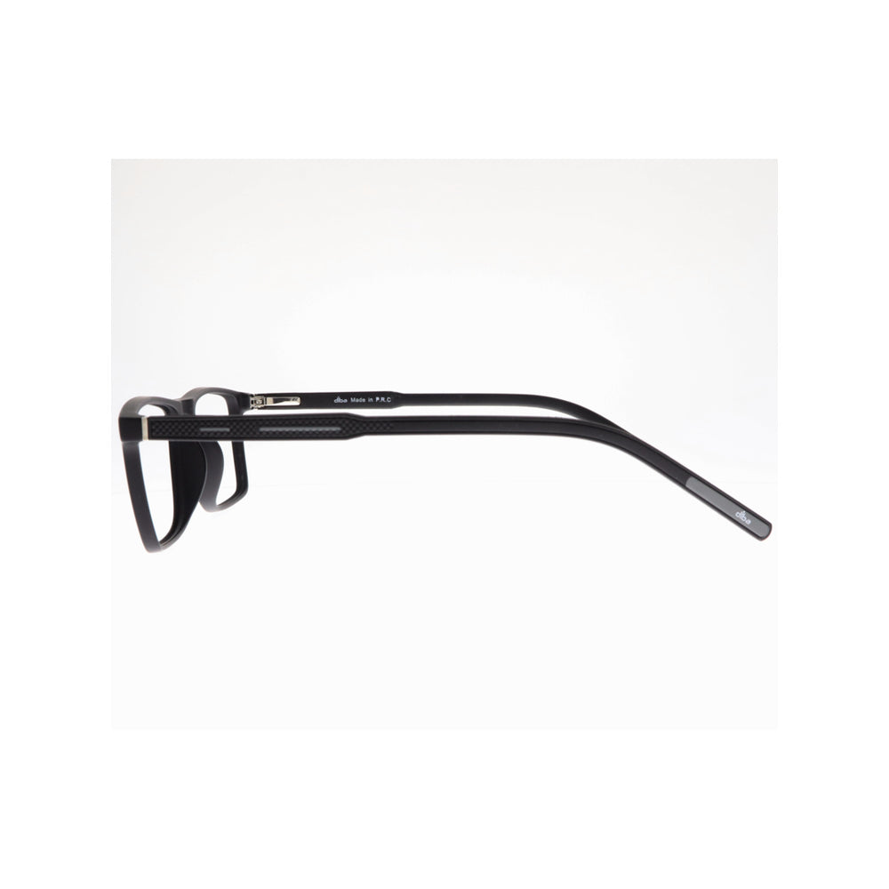 Diba 9007c3 For Unisex Eyeglasses Square matte black Size 50-16-146