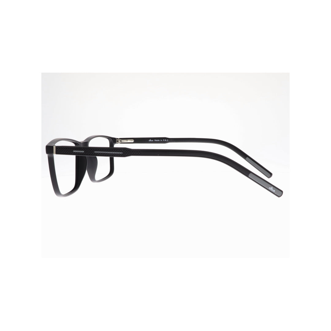 Diba 9009c3 For Unisex Eyeglasses Square matte black Size 54-17-146