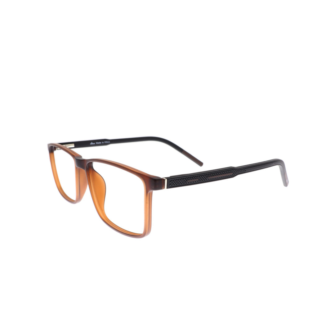 Diba 9009c5 For Men Eyeglasses Square Matte brown Size 54-17-146