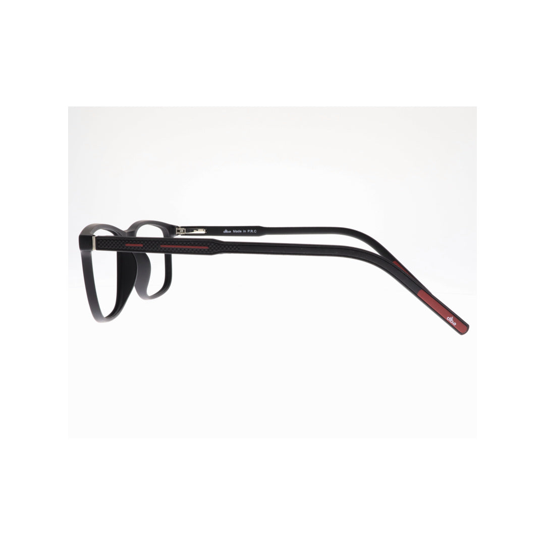 Diba 9010C2 For Unisex Eyeglasses Square MATTE BLACK Size 53-16-146