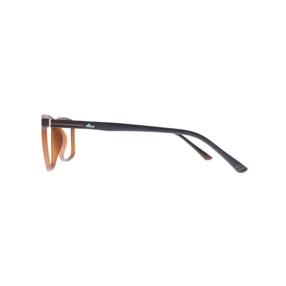 Diba 9011c5 For Men Eyeglasses Square Matte brown Size 54-18-146