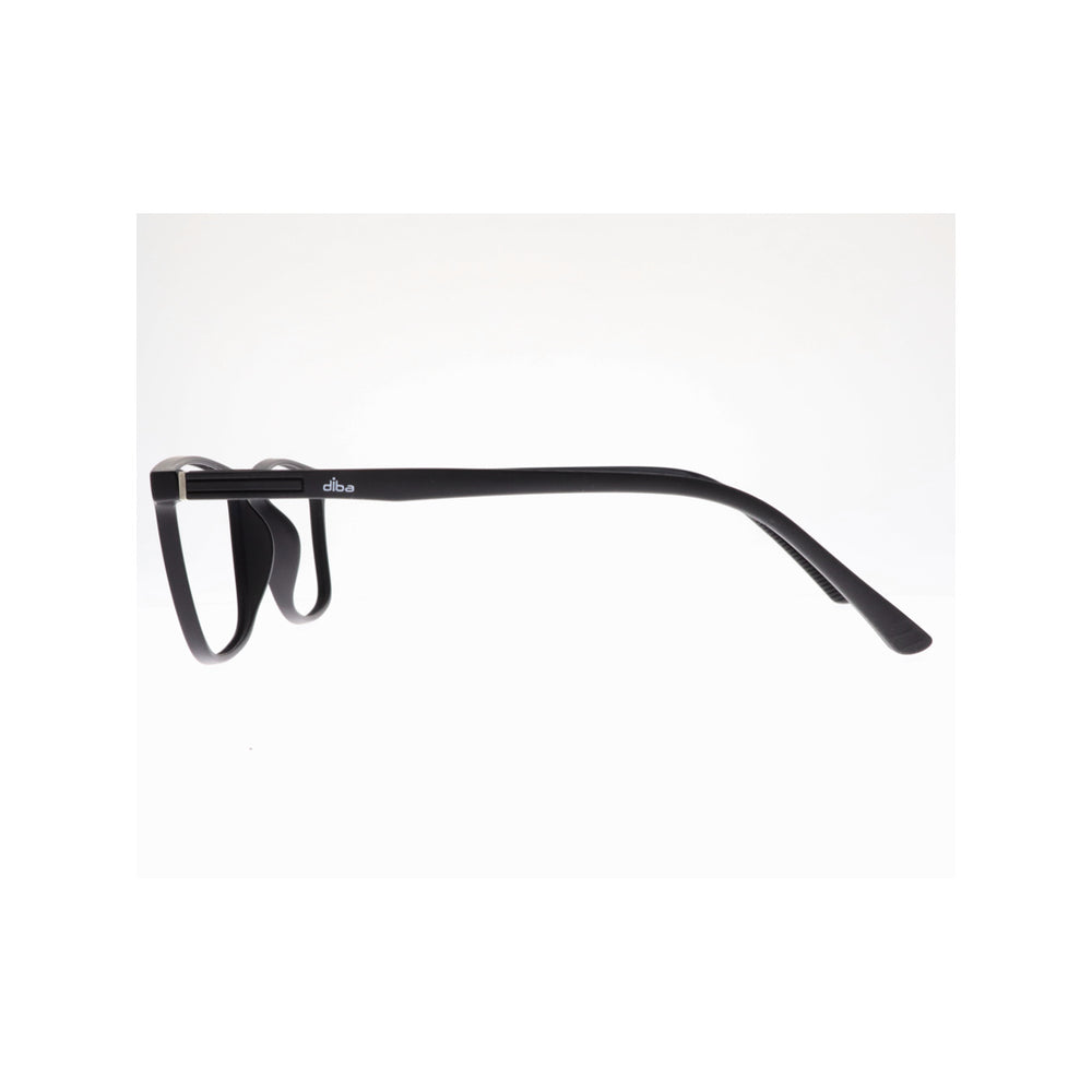 Diba 9012C1 For Unisex Eyeglasses Square MATTE BLACK Size 54-18-146