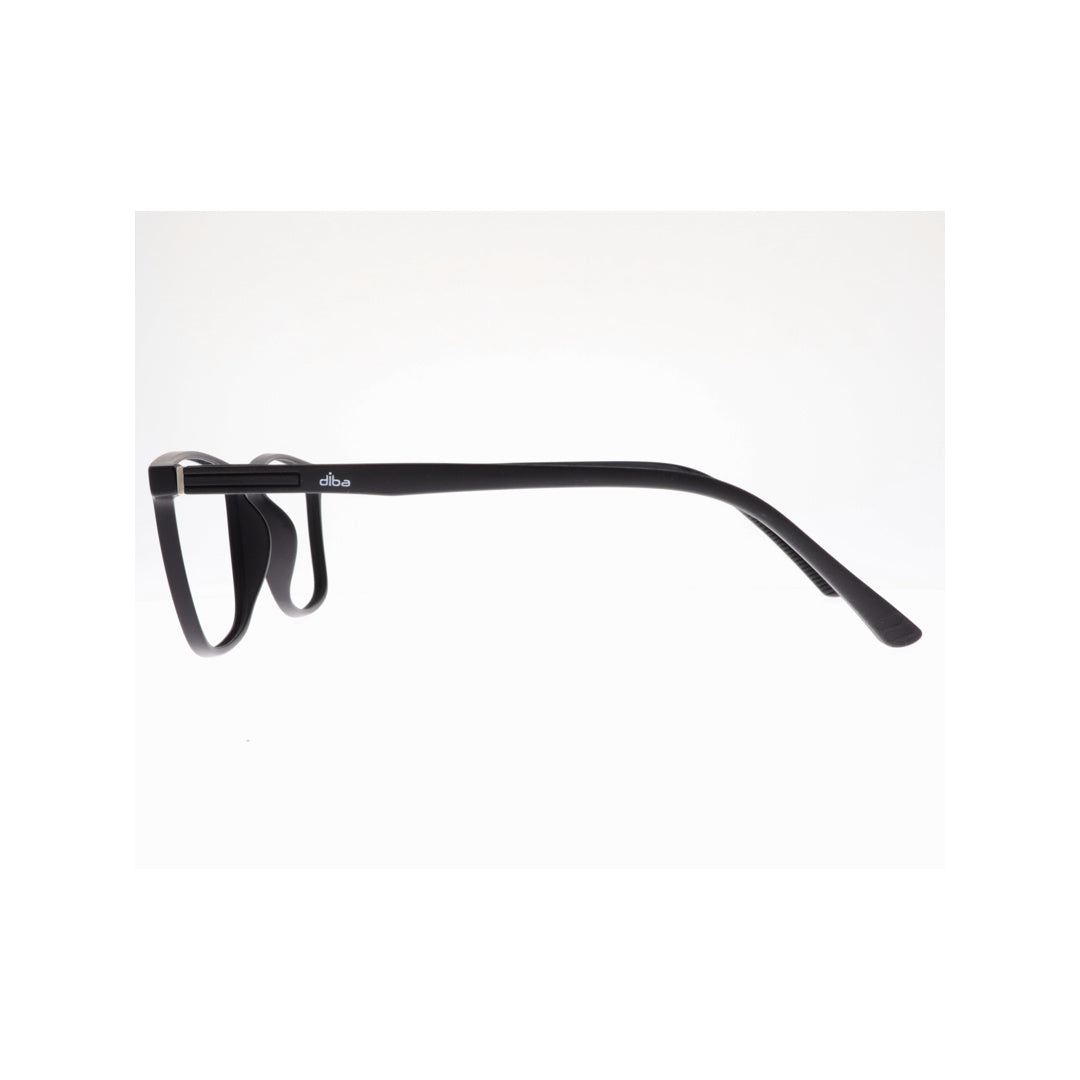 Diba 9012C1 For Unisex Eyeglasses Square MATTE BLACK Size 54-18-146