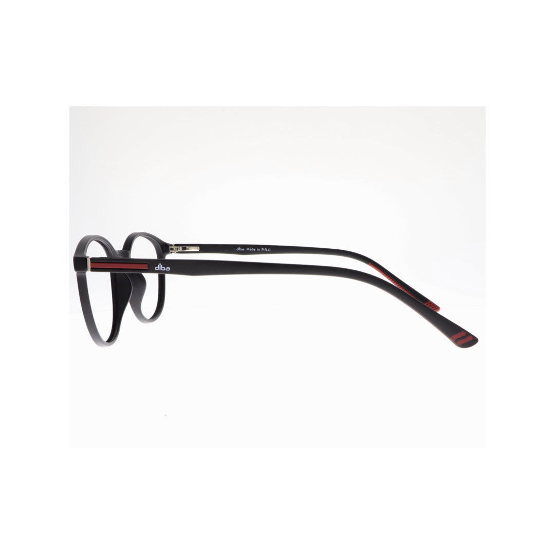 Diba 9013c2 For Unisex Eyeglasses Round matte black Size 49-19-146