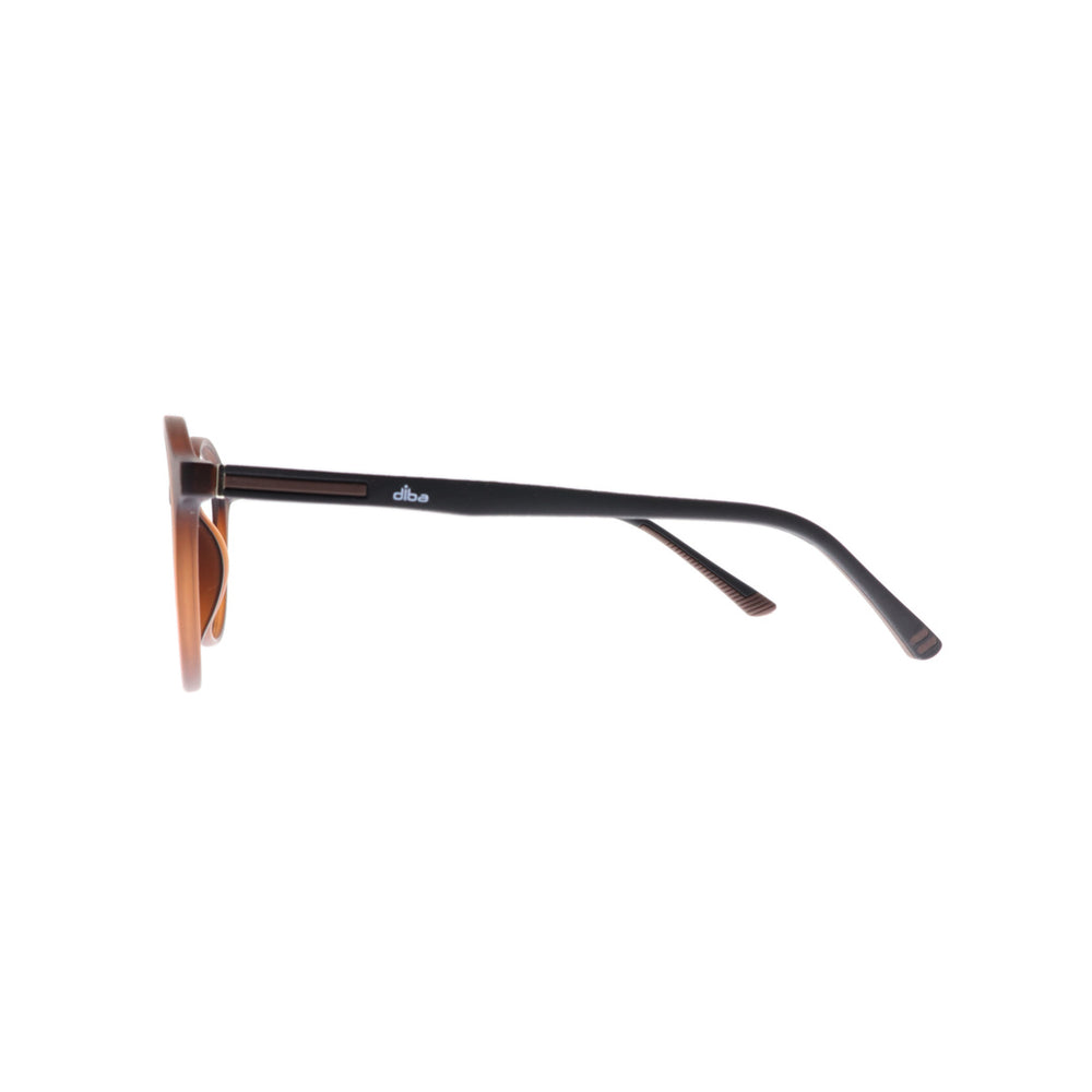 Diba 9014c5 For Unisex Eyeglasses Round dark brown Size 49-19-146