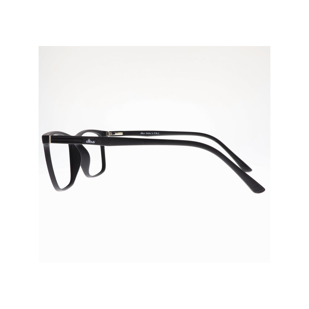 Diba 9016C1 For Unisex Eyeglasses Square MATTE BLACK Size 54-17-146