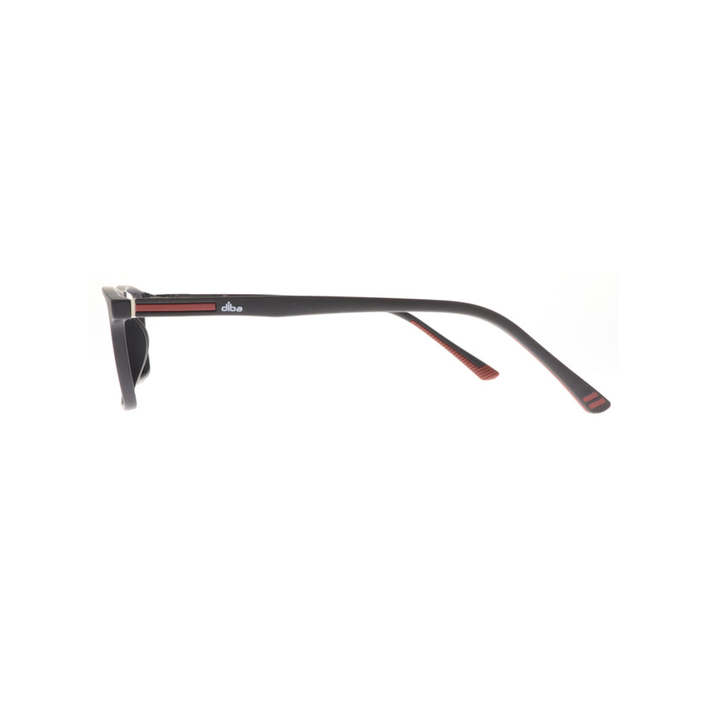 Diba 9017c2 For Unisex Eyeglasses Square matte black Size 50-16-146