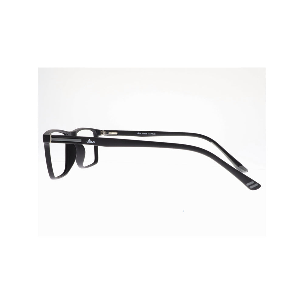 Diba 9017c3 For Unisex Eyeglasses Square matte black Size 50-16-146