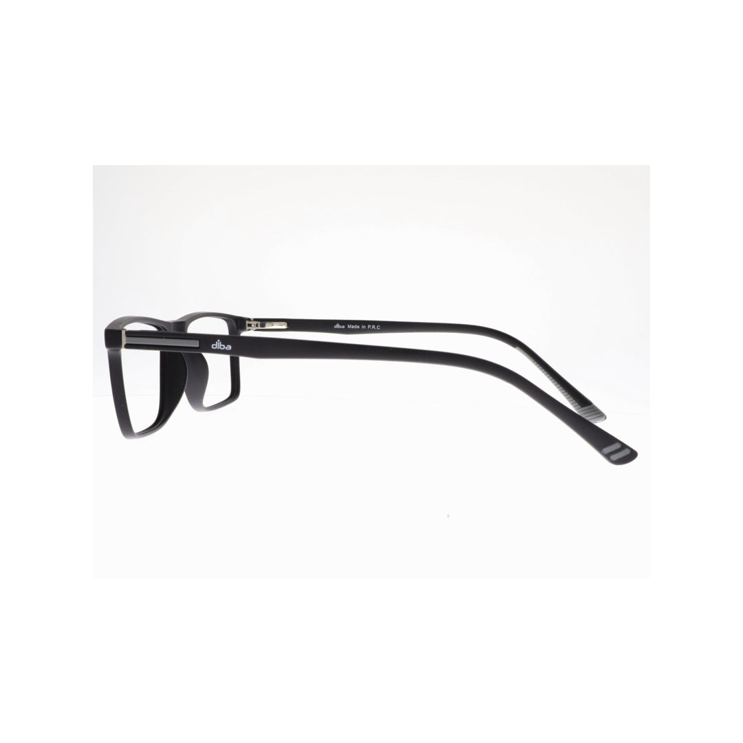Diba 9017c3 For Unisex Eyeglasses Square matte black Size 50-16-146