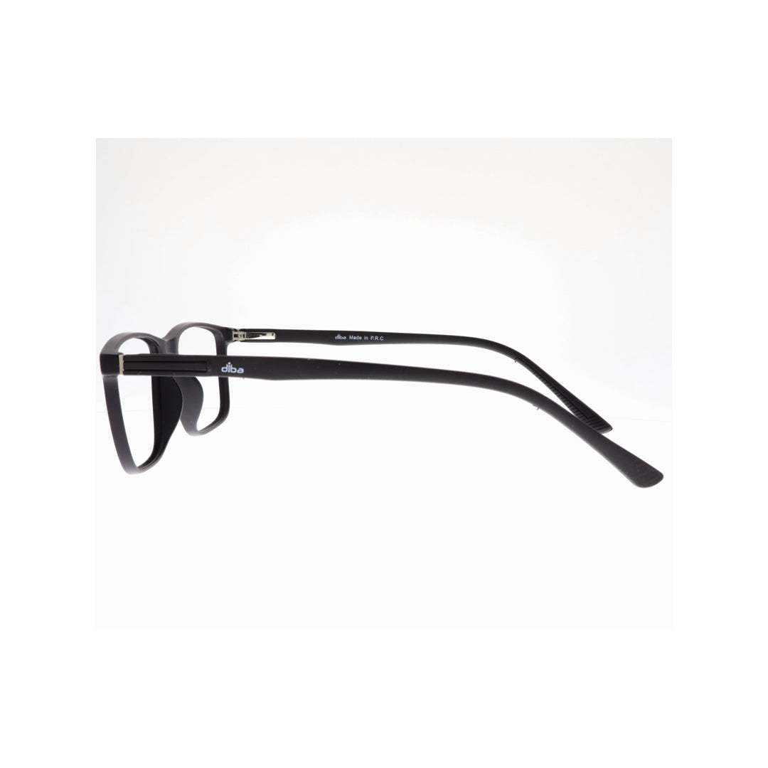 Diba 9018C1 For Unisex Eyeglasses Square MATTE BLACK Size 51-17-146
