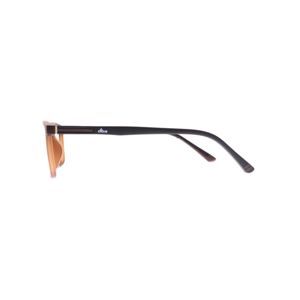 Diba 9018c5 For Men Eyeglasses Square Matte brown Size 51-17-146