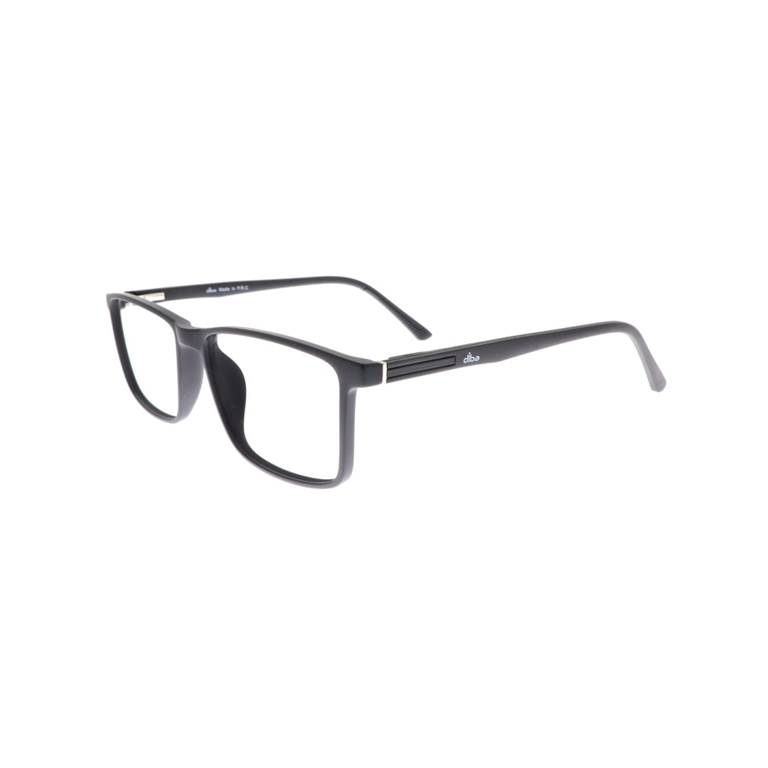 Diba 9019c1 For Men Eyeglasses Square matte black Size 54-17-146