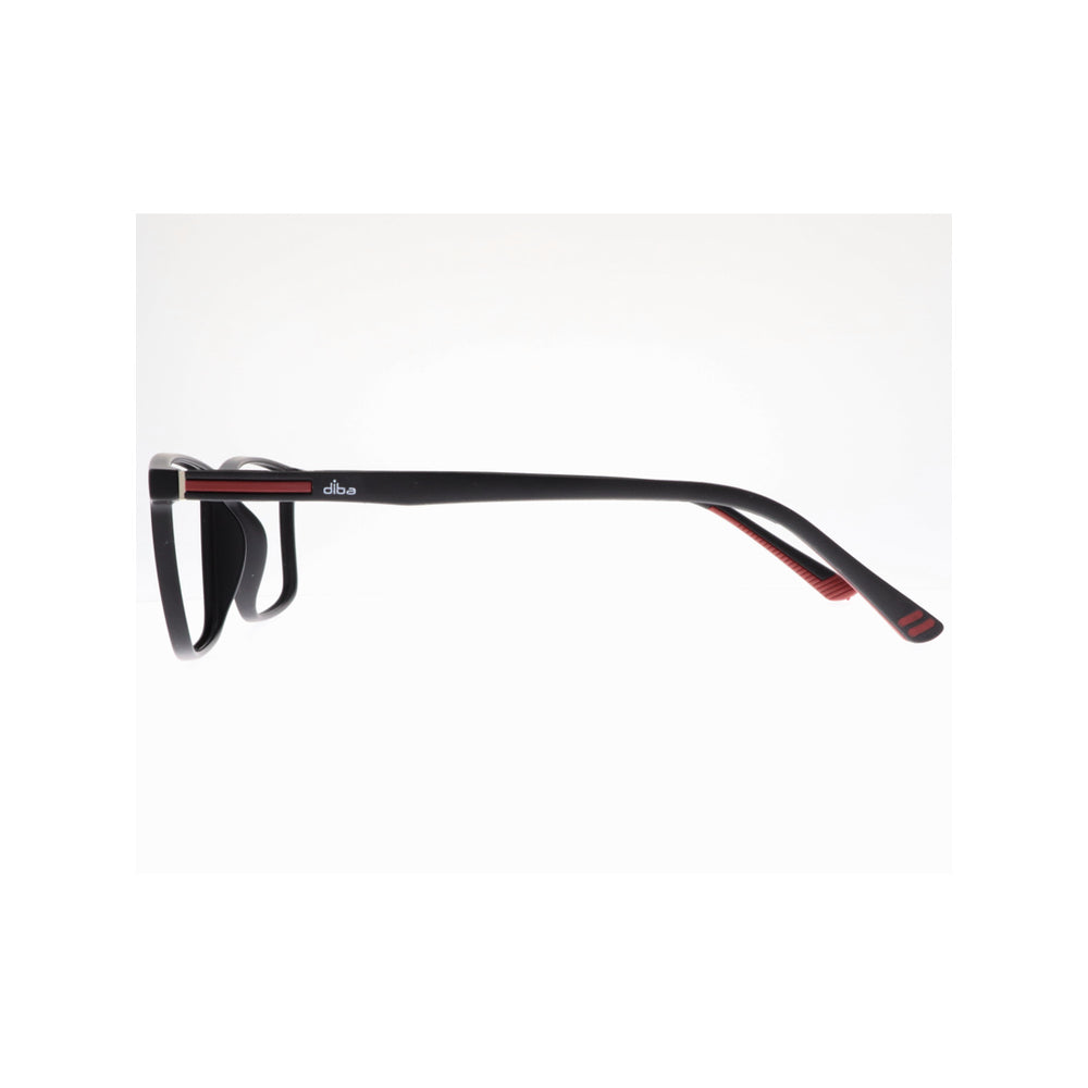 Diba 9019c2 For Unisex Eyeglasses Square matte black Size 54-17-146