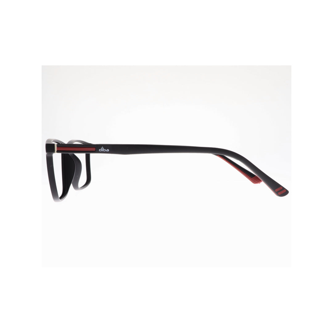 Diba 9019c2 For Unisex Eyeglasses Square matte black Size 54-17-146