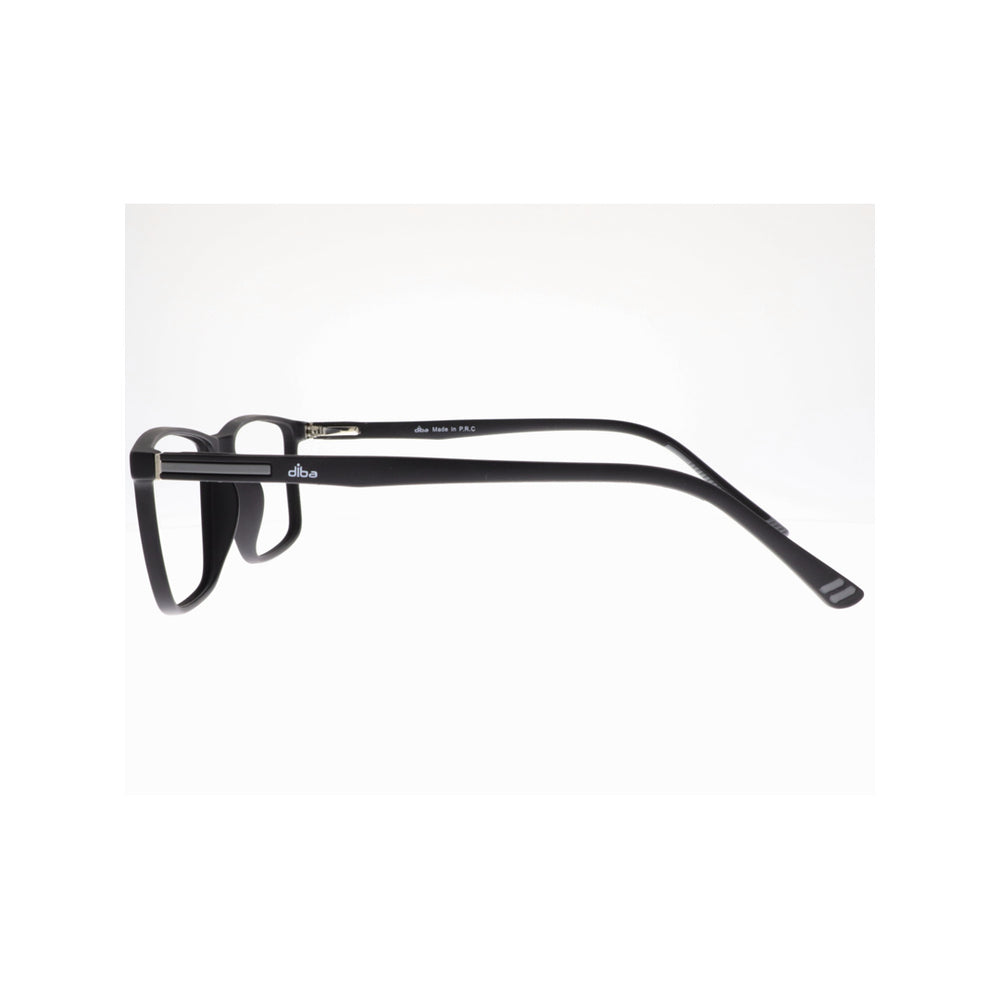 Diba 9019c3 For Unisex Eyeglasses Square matte black Size 54-17-146