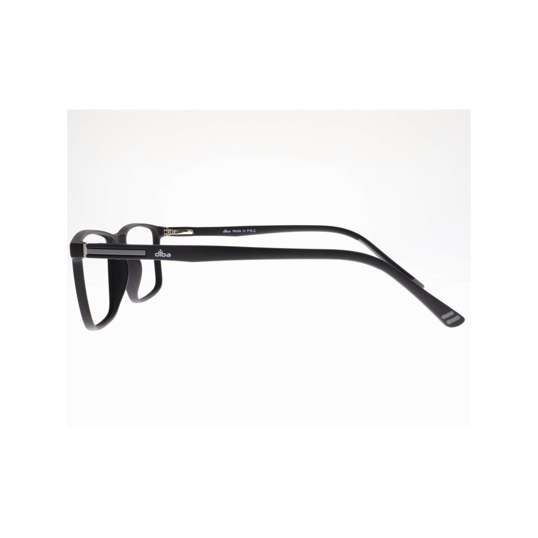 Diba 9019c3 For Unisex Eyeglasses Square matte black Size 54-17-146
