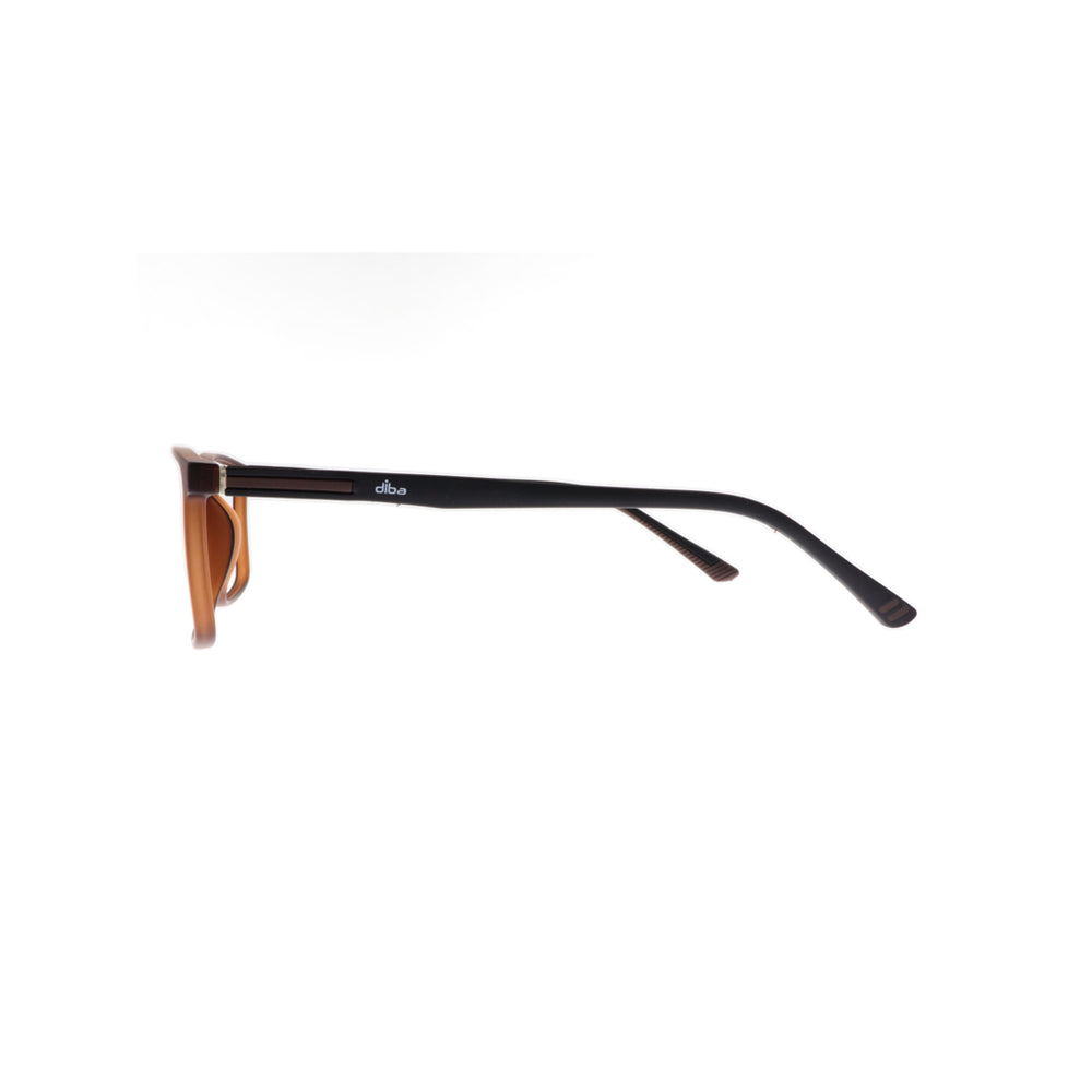 Diba 9019c5 For Men Eyeglasses Square Matte brown Size 54-17-146