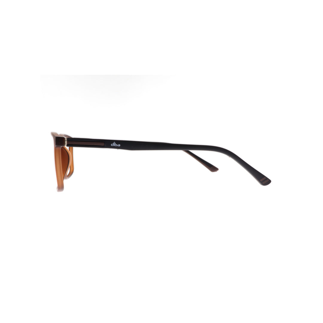 Diba 9019c5 For Men Eyeglasses Square Matte brown Size 54-17-146