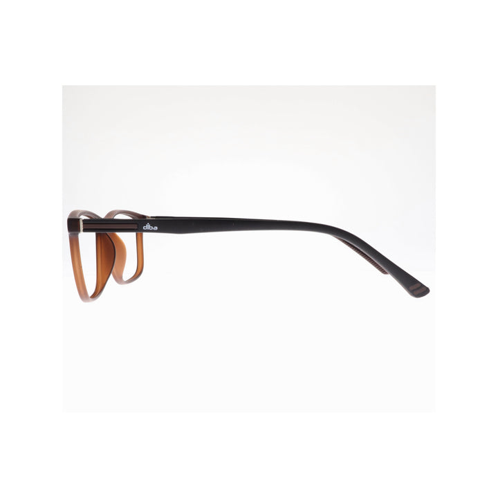 Diba 9020C5 For Unisex Eyeglasses Square MATTE BROWN Size 53-16-146