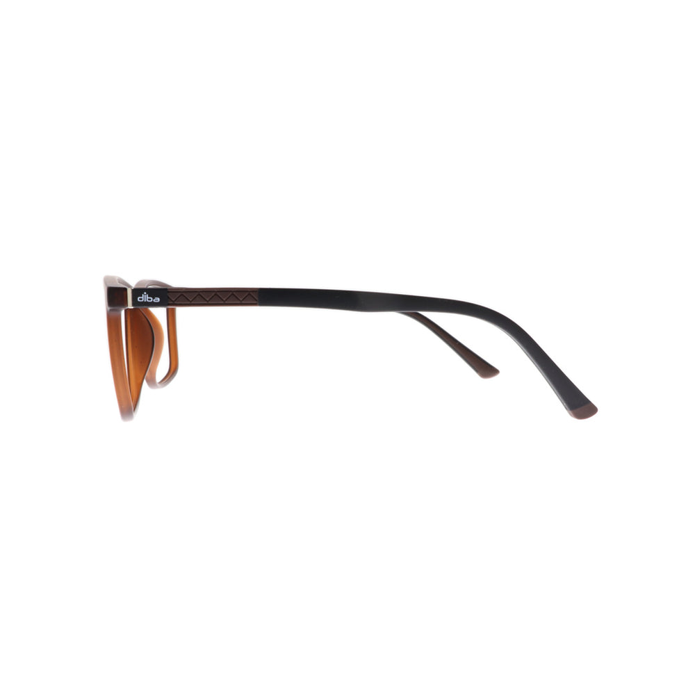 Diba 9021c5 For Men Eyeglasses Square matte brown Size 54-18-146