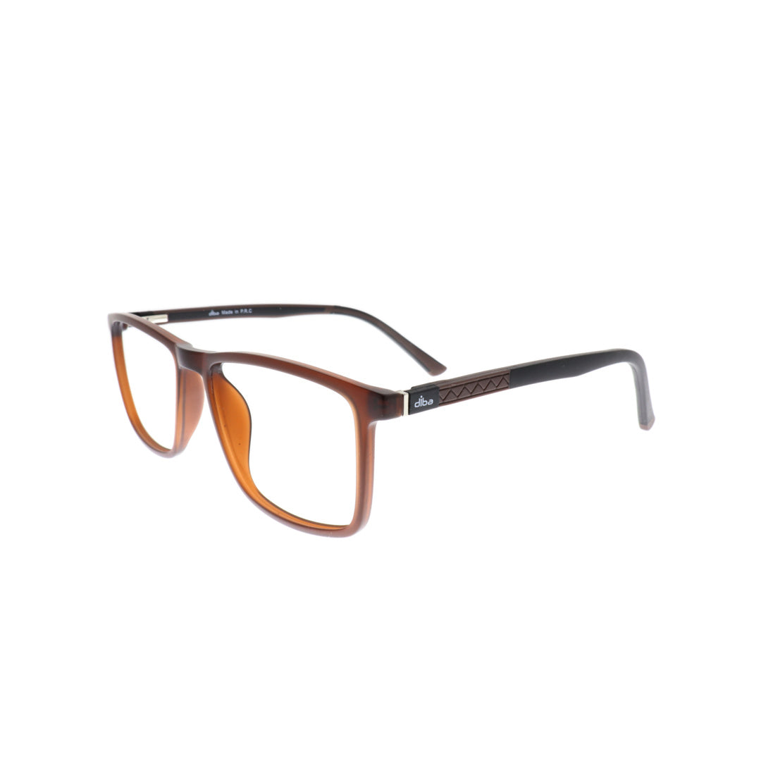 Diba 9021c5 For Men Eyeglasses Square matte brown Size 54-18-146