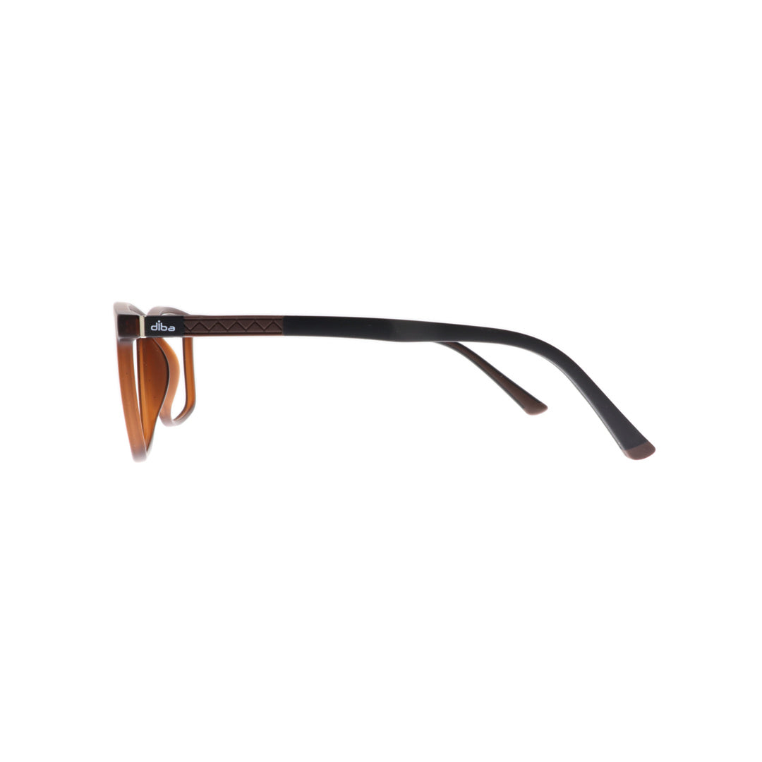 Diba 9021c5 For Men Eyeglasses Square matte brown Size 54-18-146