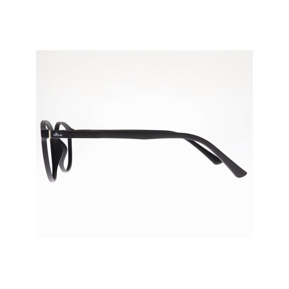 Diba 9023c1 For Unisex Eyeglasses Round matte black Size 49-19-146