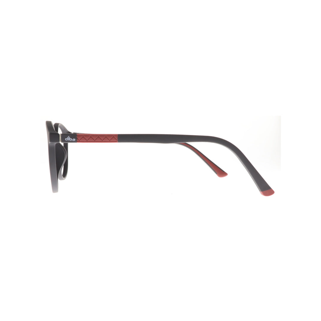 Diba 9023c2 For Unisex Eyeglasses Round matte black Size 49-19-146