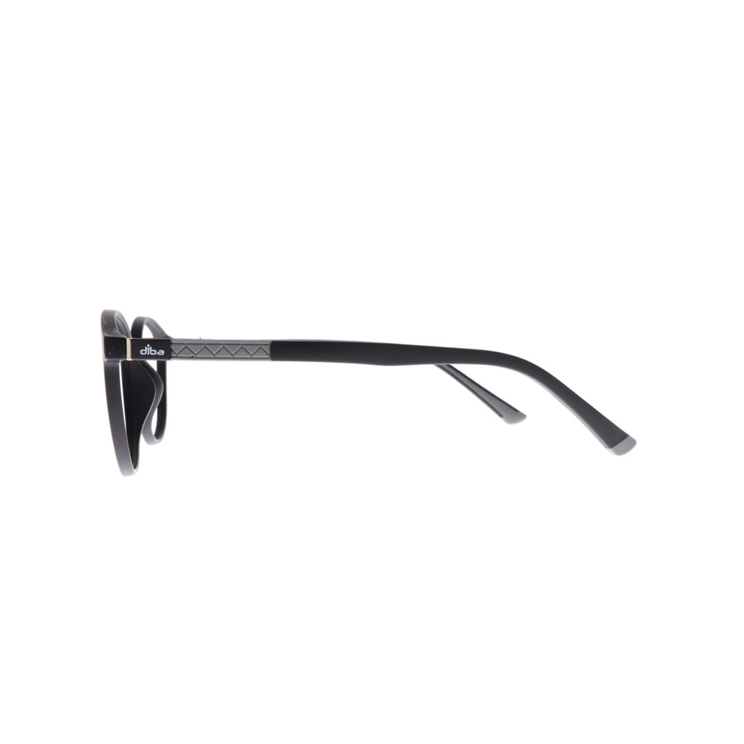 Diba 9023c3 For Unisex Eyeglasses Round matte black Size 49-19-146