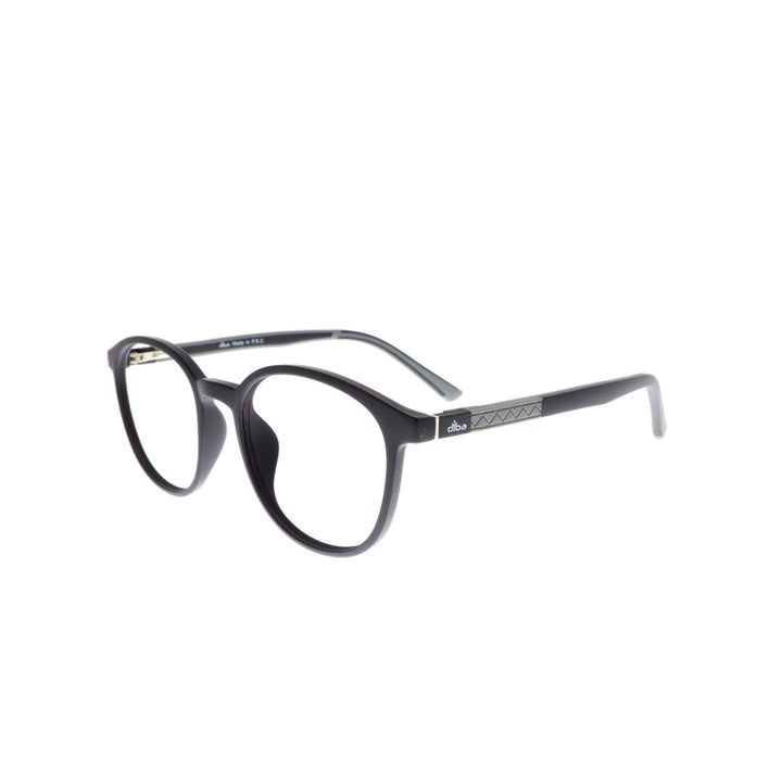 Diba 9023c3 For Unisex Eyeglasses Round matte black Size 49-19-146