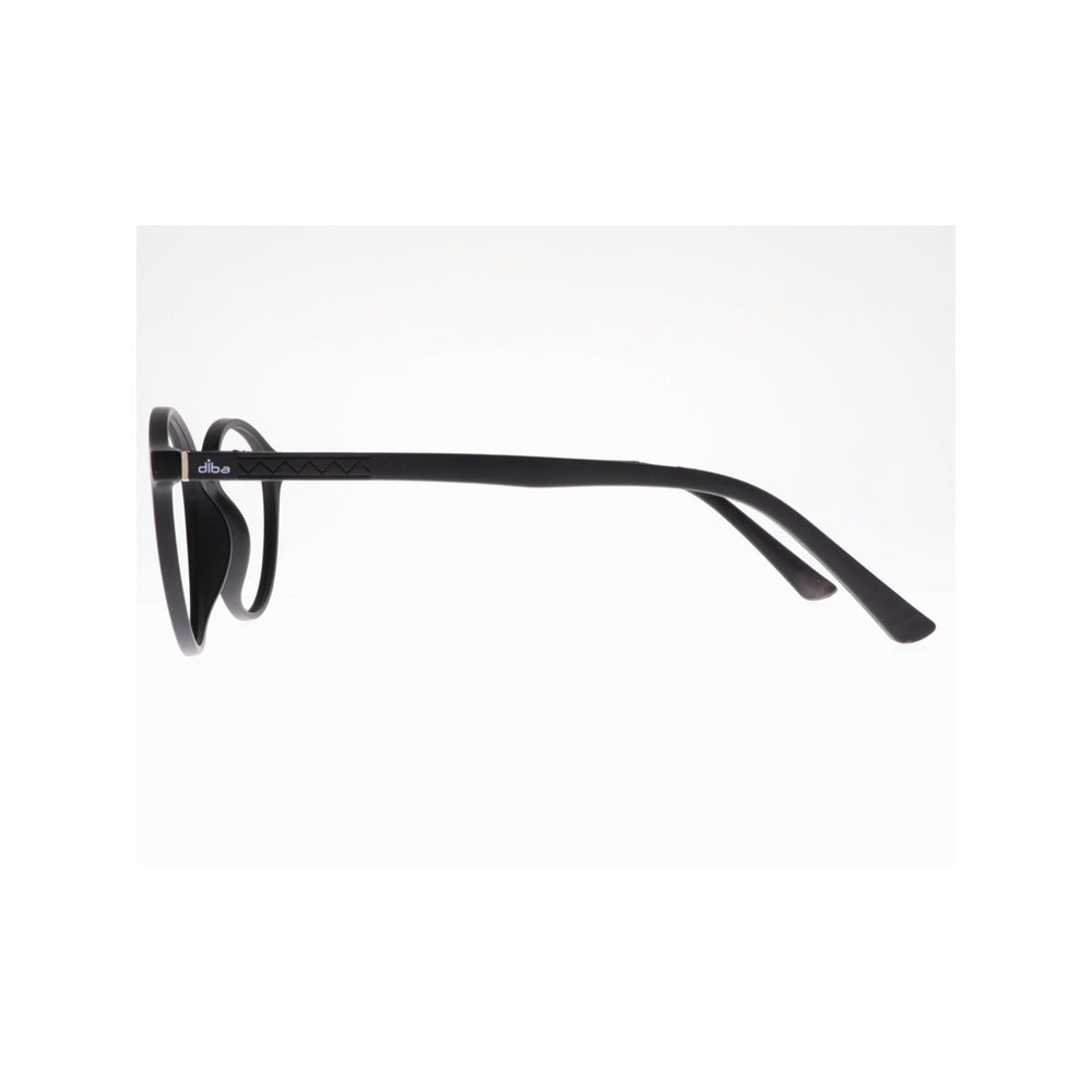 Diba 9024c1 For Unisex Eyeglasses Round matte black Size 49-19-146