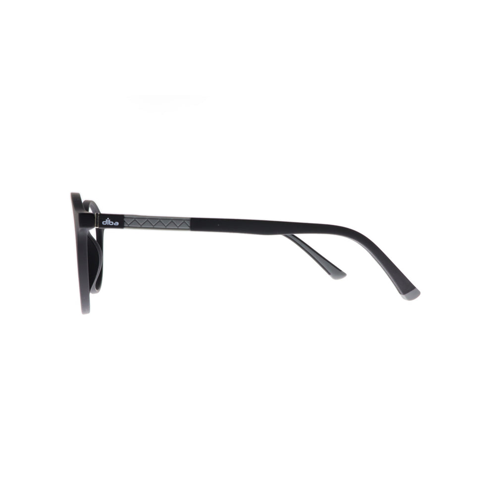 Diba 9024c3 For Unisex Eyeglasses Round matte black Size 49-19-146