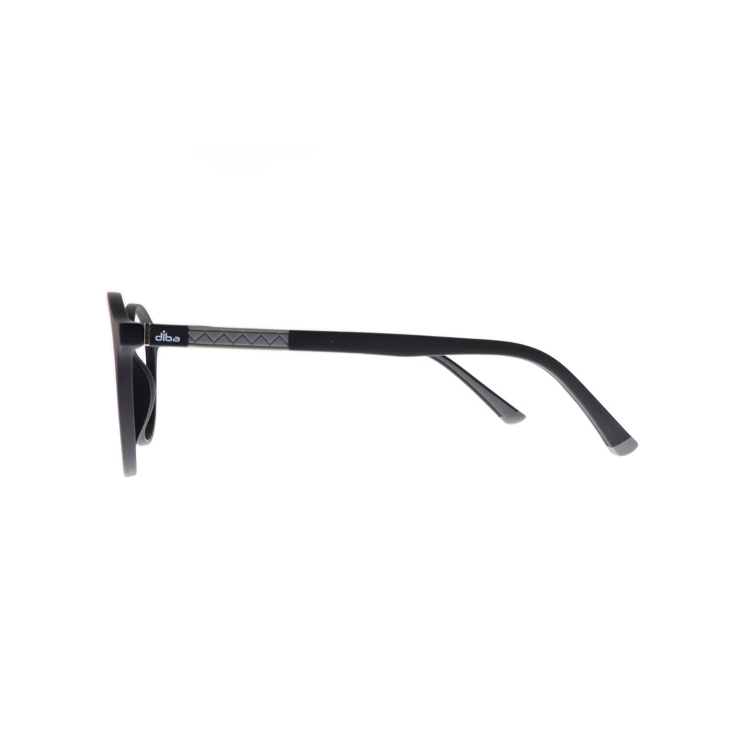 Diba 9024c3 For Unisex Eyeglasses Round matte black Size 49-19-146