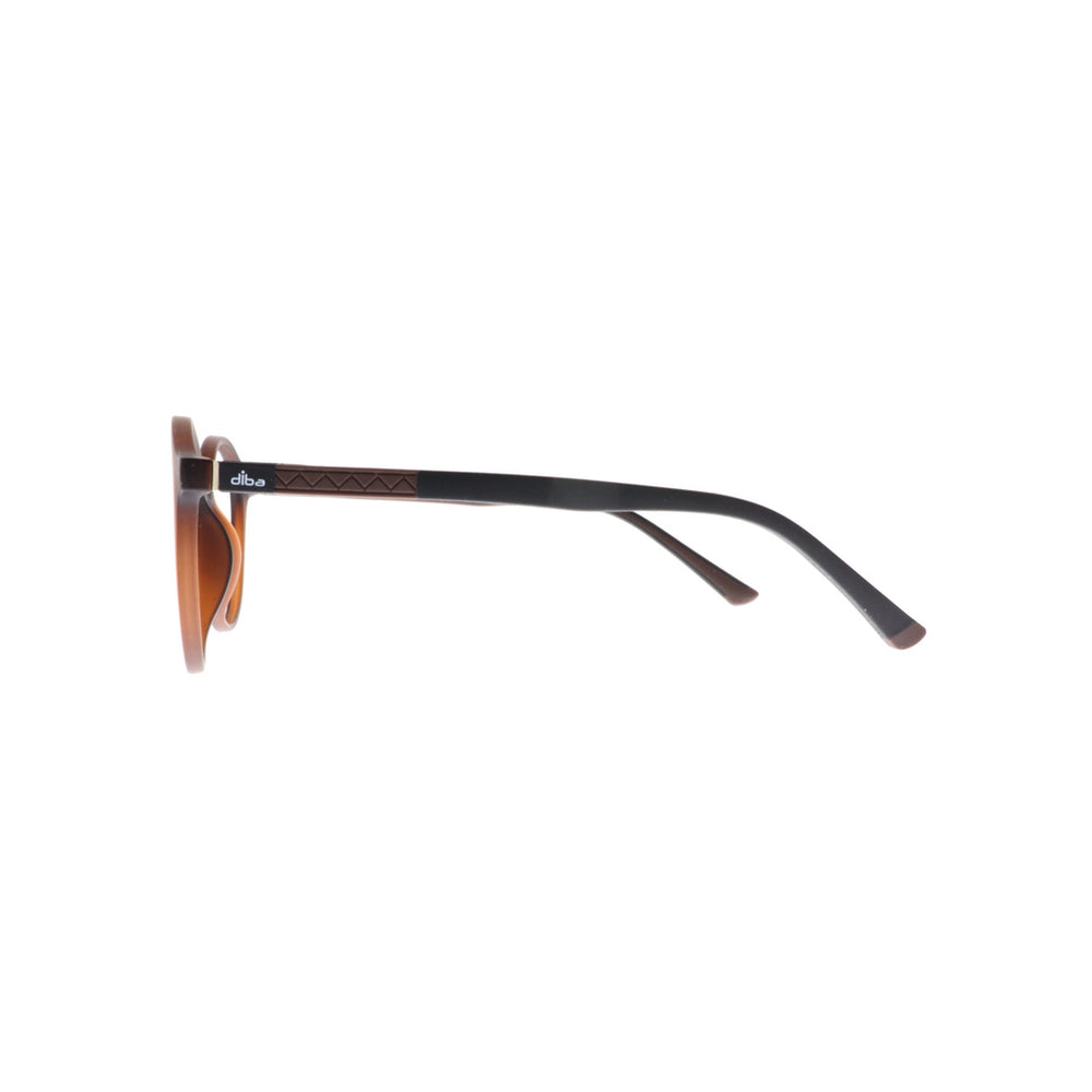 Diba 9024c5 For Unisex Eyeglasses Round matte brown Size 49-19-146