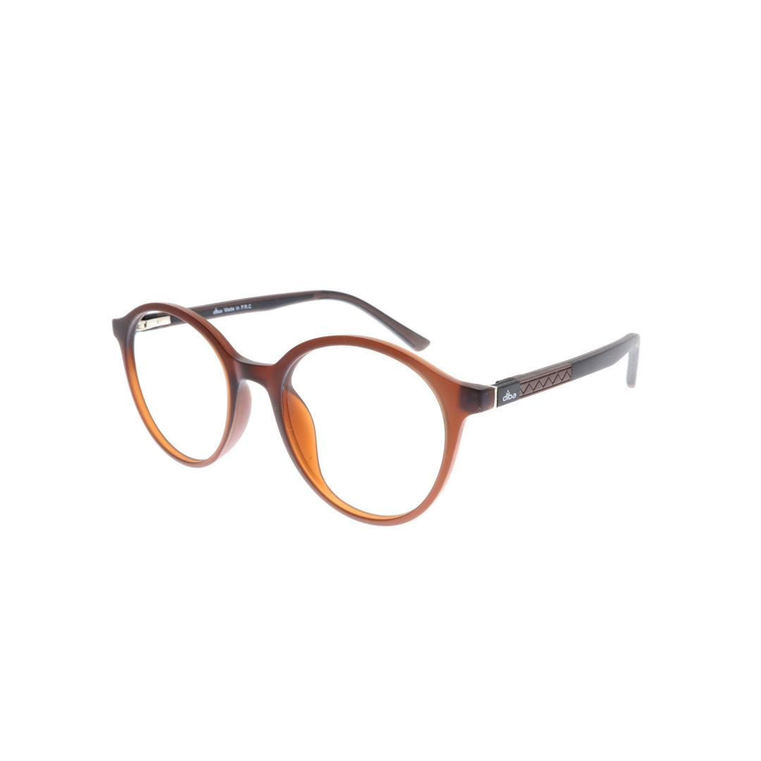 Diba 9024c5 For Unisex Eyeglasses Round matte brown Size 49-19-146