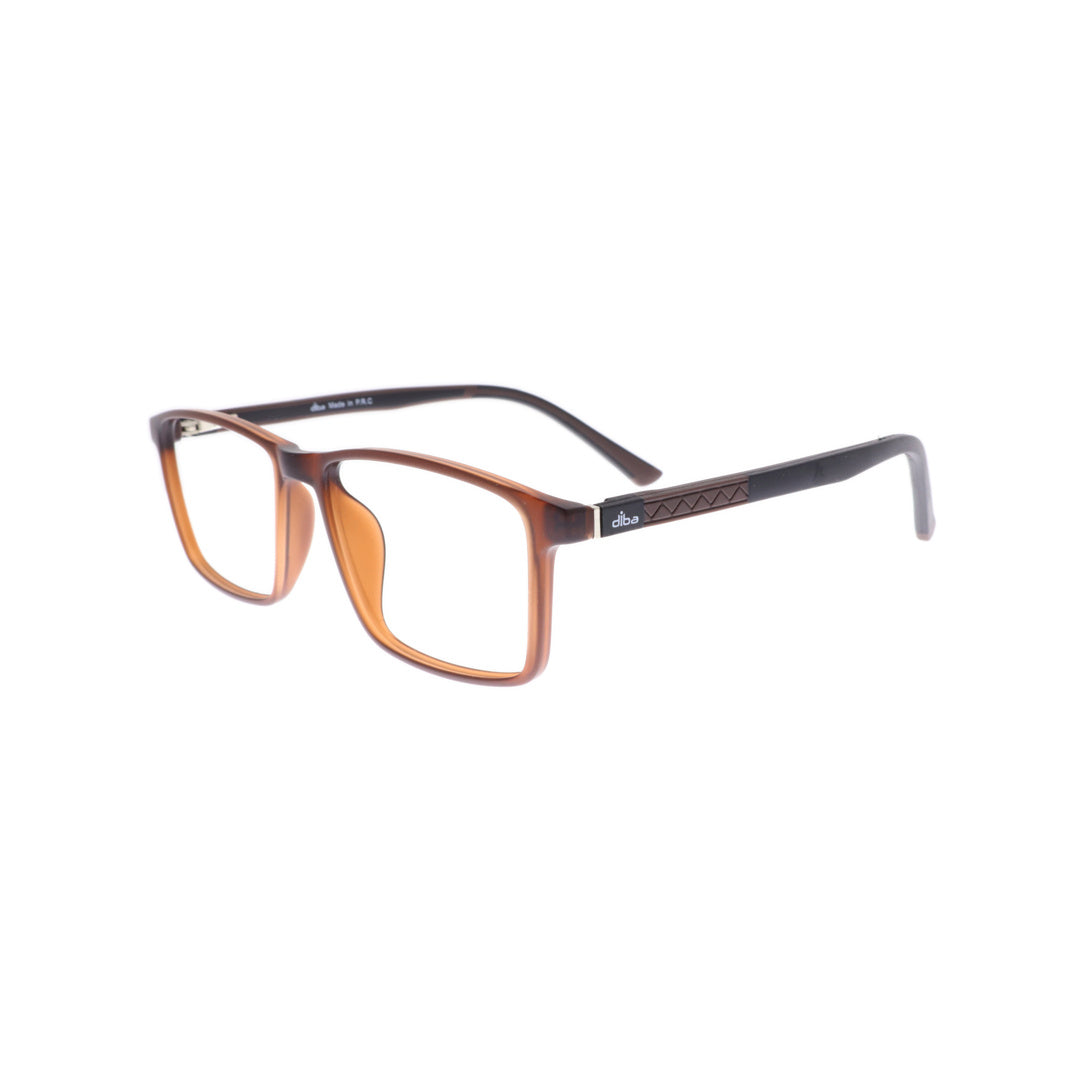 Diba 9025c5 For Men Eyeglasses Square Matte brown Size 51-16-146