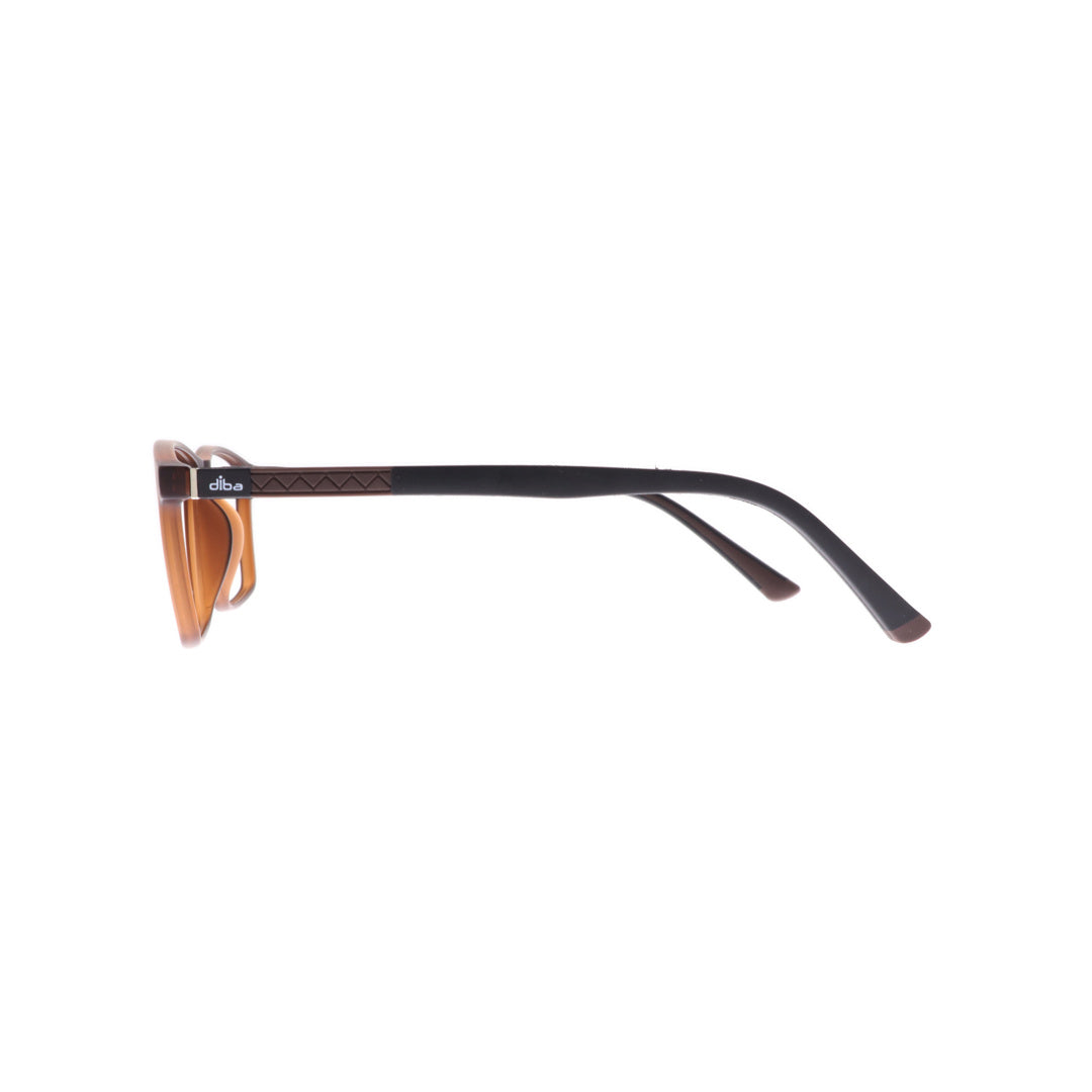 Diba 9025c5 For Men Eyeglasses Square Matte brown Size 51-16-146