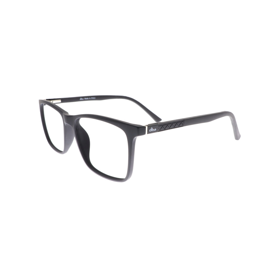 Diba 9026c1 For Men Eyeglasses Square matte black Size 54-17-146