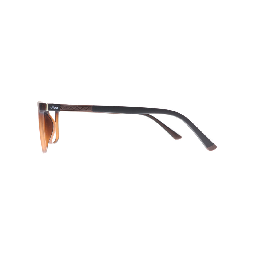 Diba 9026c5 For Men Eyeglasses Square Matte brown Size 54-17-146